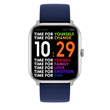 Ρολόι ICE Smart με Μπλε Λουράκι Σιλικόνης με δώρο δεύτερο μαύρο λουράκι σιλικόνης