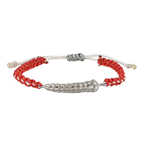 Βραχιόλι στάχυ από ασήμι 