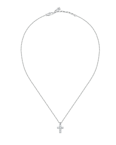 Ατσάλινο κολιέ σταυρός SALS77