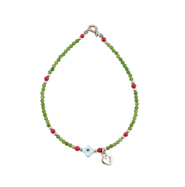 Βραχιόλι Αχάτης Κοράλη