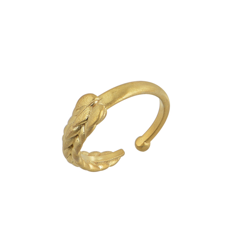 Δαχτυλίδι στάχυ από επιχρυσωμένο ασήμι 925