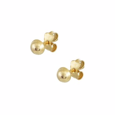 Σκουλαρίκια με μικρή μισή μπίλια