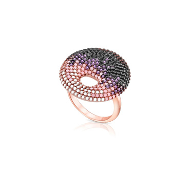 Δαχτυλίδι με στρογγυλό μοτίφ