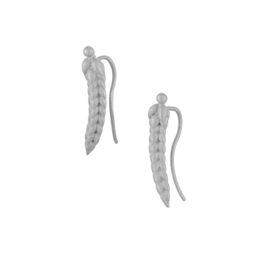 Σκουλαρίκια στάχυ από ασήμι 925