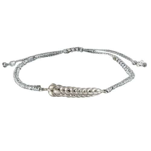 Βραχιόλι στάχυ από ασήμι 925