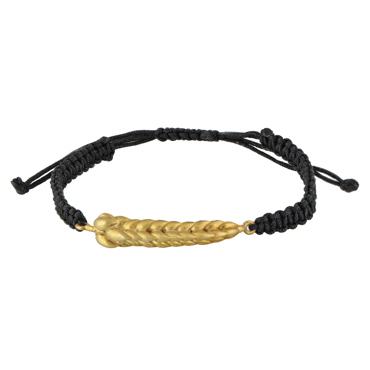 Βραχιόλι στάχυ από επιχρυσωμένο ασήμι 925