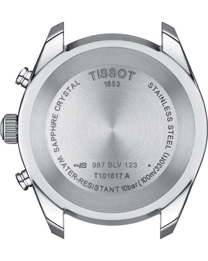 Roloi tissot T101.617.11.041.00 T-Classic PR 100 Chronograph Silver Stainless Steel Bracelet