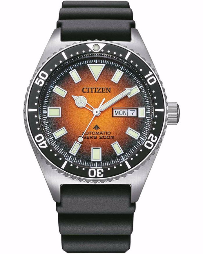Roloi Citizen NY0120-01ZE Promaster Divers Automatic Black Polyurethane Strap