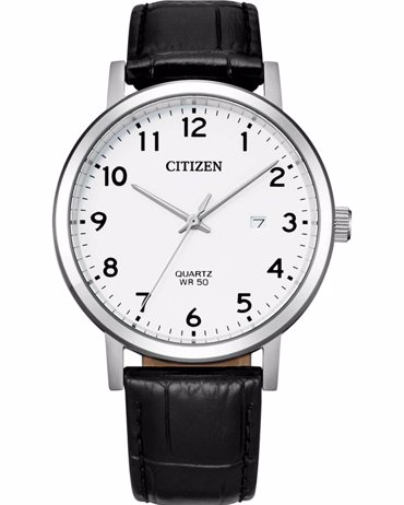 Ρολόι Citizen BI5070-06A Black Leather Strap 50Μ
