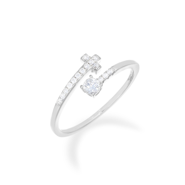 Δαχτυλίδι ασημένιο σταυρός