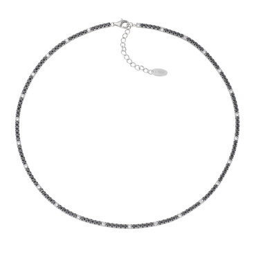 Κολιέ ασημένιο ριβιέρα