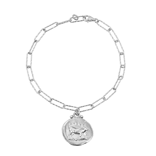 Βραχιόλι ασημένιο διπλής όψης