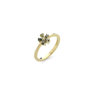 Δαχτυλίδι ασημένιο ροζέτα