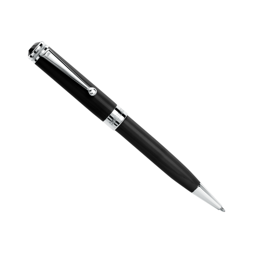 Στυλό Morellato σε μεταλλικη και μαύρη επιφάνεια