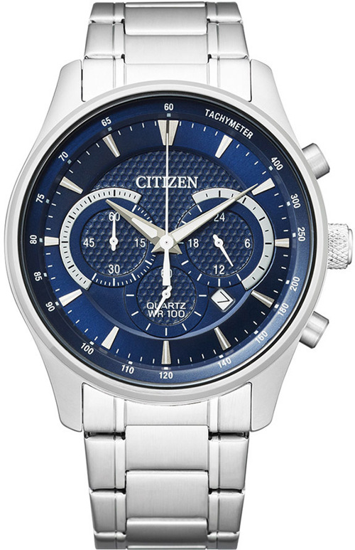 Ρολόι Citizen AN8190-51L Chrono  100M Chronograph Silver Stainless Steel Bracelet