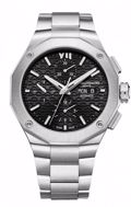 Andriko Roloi baume & mercier MOA10624  Riviera me mavro kantran xronogafos