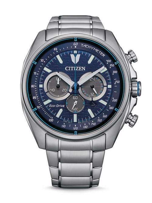 Ρολόι Citizen CA4560-81L Chrono  ECO DRIVE 100M Chronograph Silver Stainless Steel Bracelet