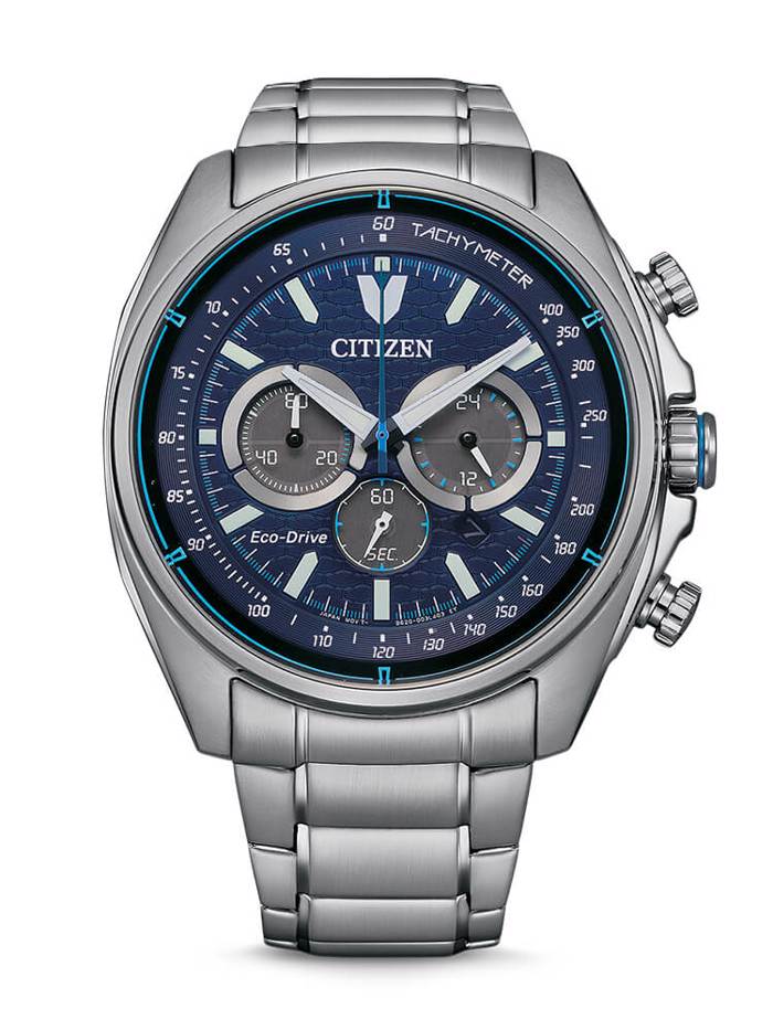 Roloi Citizen CA4560-81L  Chrono  ECO DRIVE 100M Chronograph Silver Stainless Steel Bracelet