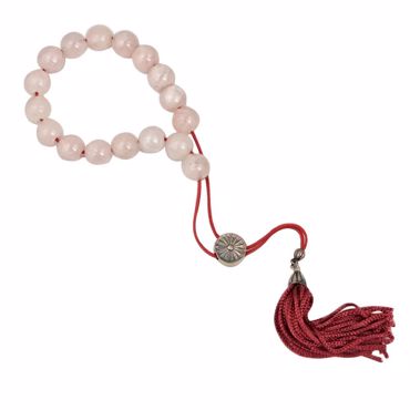 Κομπολόι από ροζ quartz