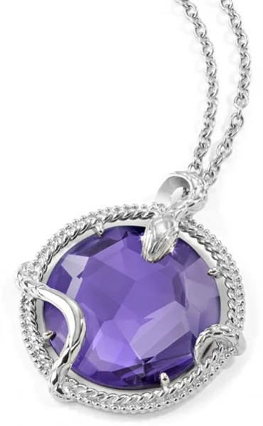 Κολιέ με στρογγυλό μενταγιόν