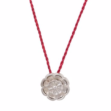 Κολιέ με μενταγιόν ρόδακα