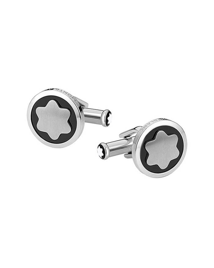 Montblanc Star Maniketokoumpa apo atsali me mavro onuxa 116661