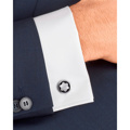 Montblanc Star Maniketokoumpa apo atsali me mavro onuxa 116661